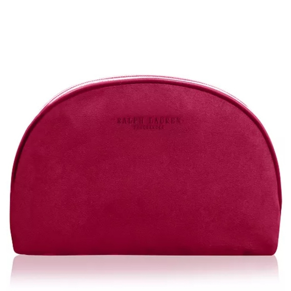 RALPH LAUREN Romance Makeup Cosmetic Pouch - Pink Brand New